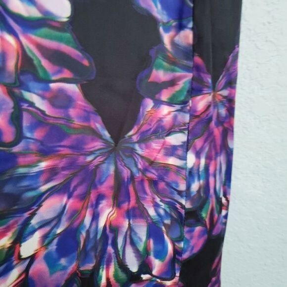 Anthropologie Elliatt Fantasy Floral Kaleidoscope Slip Dress - Picture 3 of 5